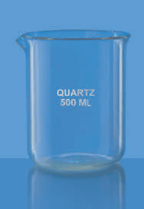 1002 - QUARTZ LOW FORM BEAKER