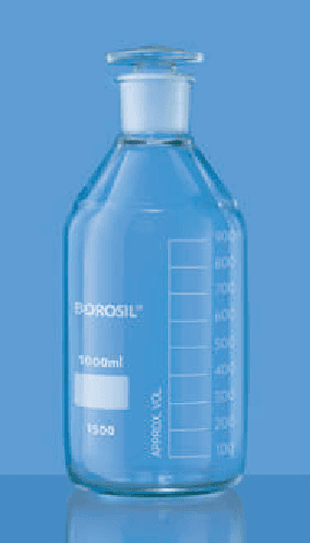 1501 - Reagent Bottles, Narrow Mouth with Screw Cap (Clear)