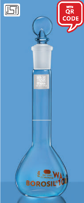 Borosil — Volumetric Flasks With
