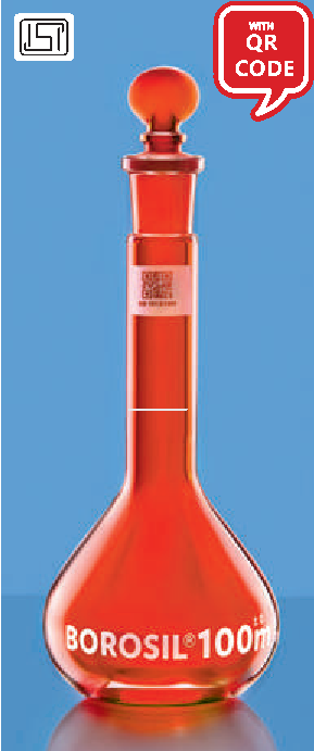 Borosil — Volumetric Flasks With